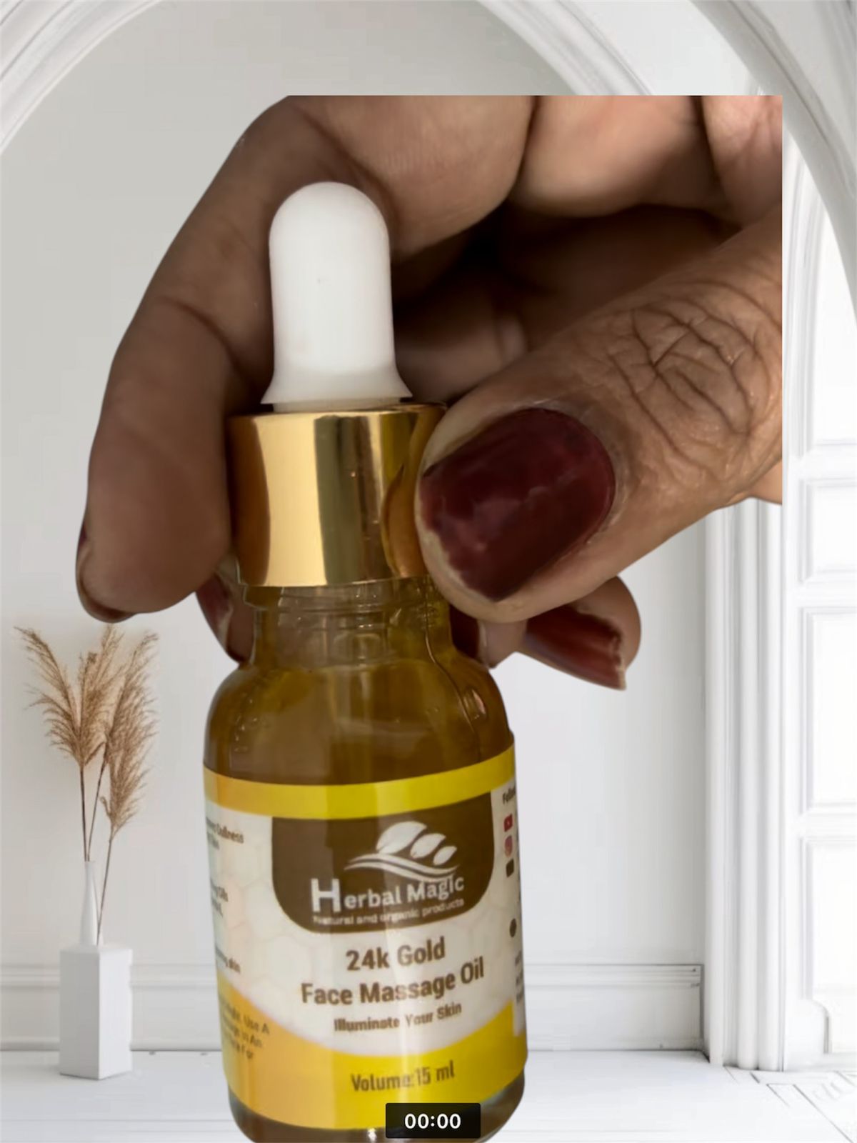 24k Gold Face Massage Oil